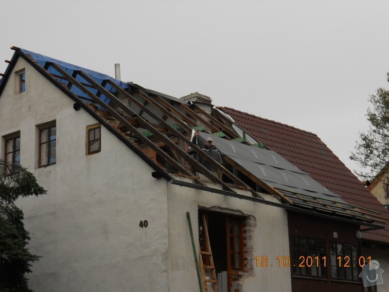 Rekonstrukce patra rodinného domu včetně výměny dřevěných částí střechy: DSCN0236