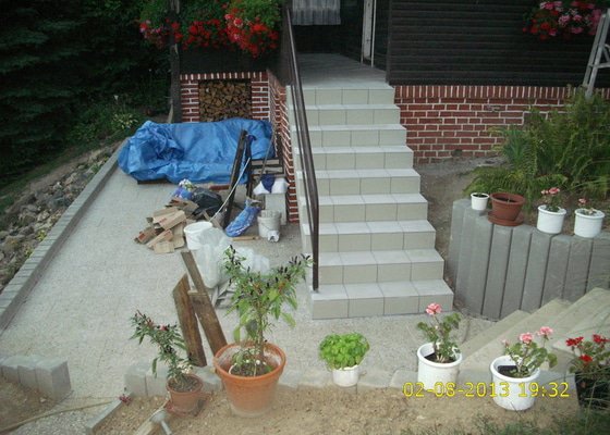 Oprava venkovního schodiště