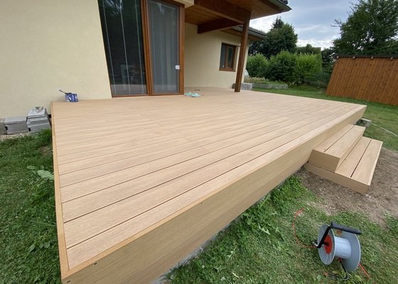 Montáž dřevoplastové terasy