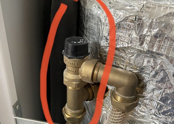 Výměna ventilu  u vnitřní jednotky tepelného čerpadla